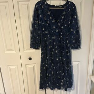 Collectif Faux Wrap Star Dress